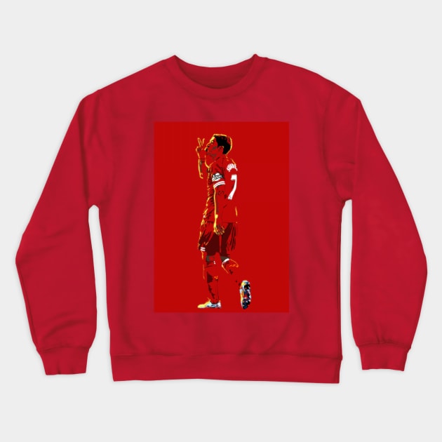 LuisSuarez7 Crewneck Sweatshirt by damnank